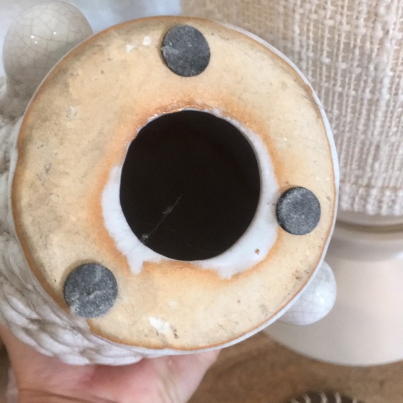 Ceramic Bodhi Satva Buddha Raku fired garden bookshelf - Picture 6 of 6